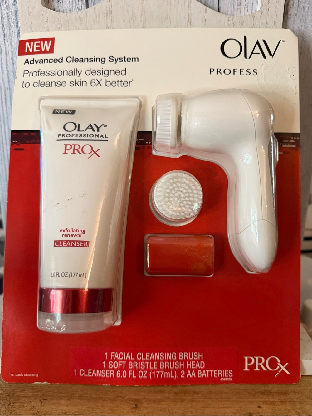Olay Professional ProX Advanced Cleaning System w/ Brush & Cleanser NEW Set